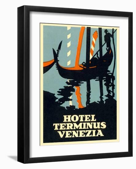 Hotel Terminus Venezia-null-Framed Art Print