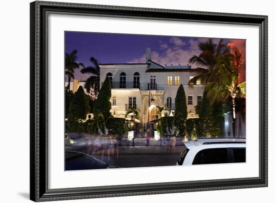 Hotel 'The Villa by Barton G.', Former Residence of Versace, Miami South Beach-Axel Schmies-Framed Photographic Print