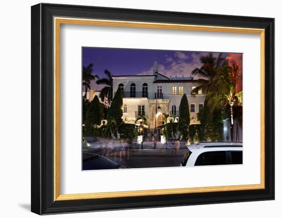 Hotel 'The Villa by Barton G.', Former Residence of Versace, Miami South Beach-Axel Schmies-Framed Photographic Print