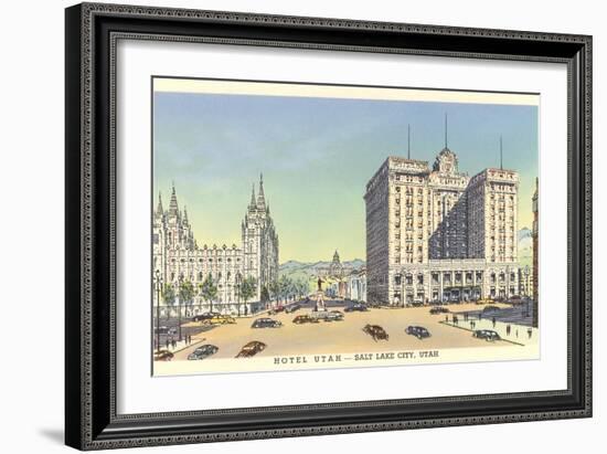 Hotel Utah, Salt Lake City-null-Framed Art Print