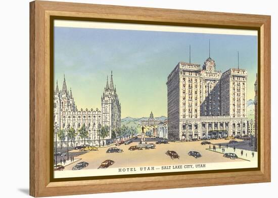 Hotel Utah, Salt Lake City-null-Framed Stretched Canvas