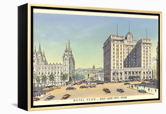 Hotel Utah, Salt Lake City-null-Framed Stretched Canvas