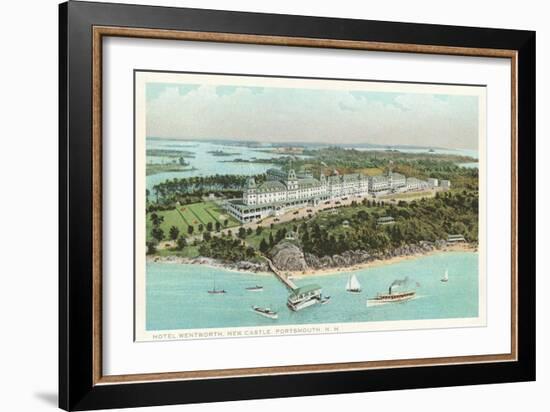 Hotel Wentworth, New Castle, Portsmouth, New Hampshire-null-Framed Art Print