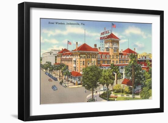 Hotel Windsor, Jacksonville, Florida-null-Framed Art Print