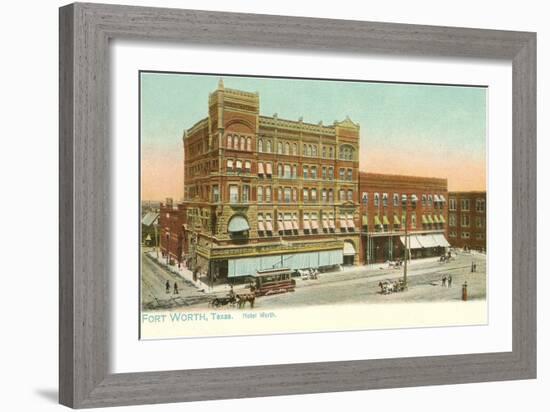 Hotel Worth, Fort Worth, Texas-null-Framed Art Print