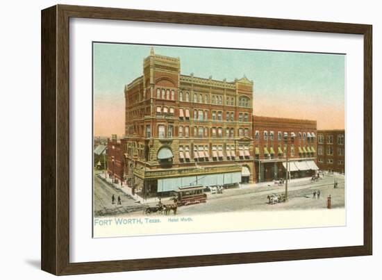 Hotel Worth, Fort Worth, Texas-null-Framed Art Print