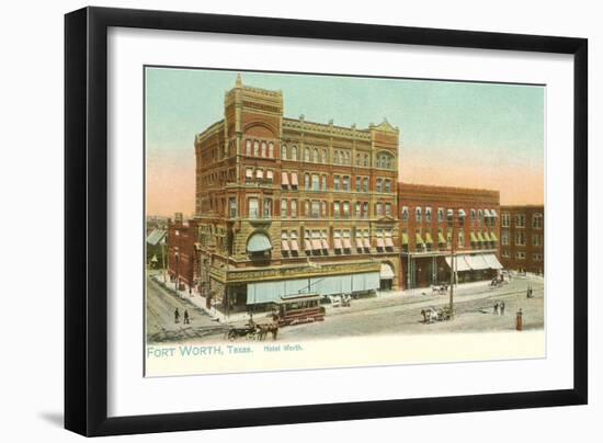 Hotel Worth, Fort Worth, Texas-null-Framed Art Print