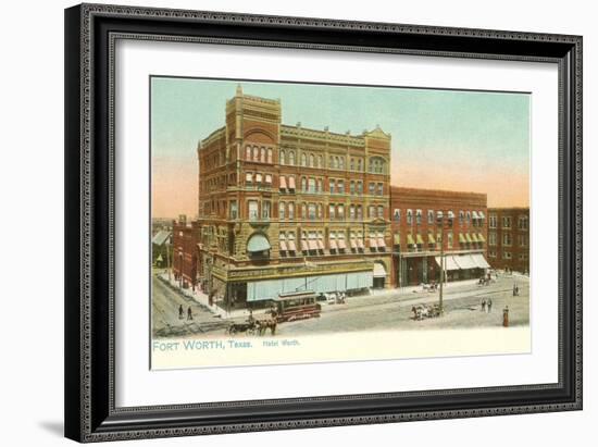 Hotel Worth, Fort Worth, Texas-null-Framed Art Print