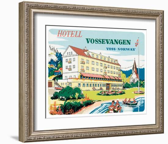 Hotell Vossevangen, Voss-Norway-null-Framed Art Print