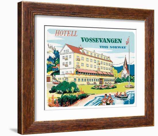 Hotell Vossevangen, Voss-Norway-null-Framed Art Print