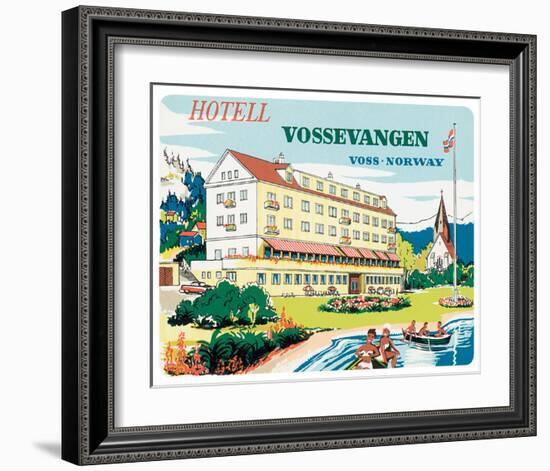 Hotell Vossevangen, Voss-Norway-null-Framed Art Print