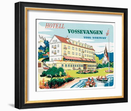 Hotell Vossevangen, Voss-Norway-null-Framed Art Print