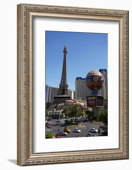 Hotels and Casino Buildings, the Strip, Las Vegas, Nevada-David Wall-Framed Photographic Print