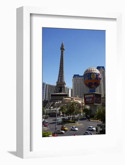 Hotels and Casino Buildings, the Strip, Las Vegas, Nevada-David Wall-Framed Photographic Print