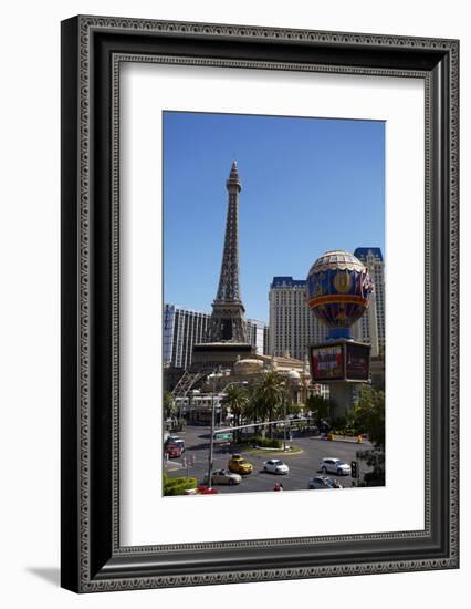 Hotels and Casino Buildings, the Strip, Las Vegas, Nevada-David Wall-Framed Photographic Print