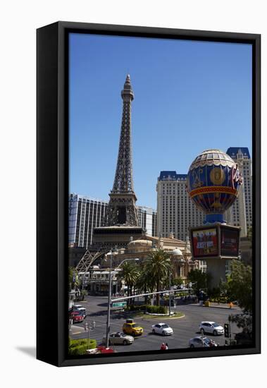 Hotels and Casino Buildings, the Strip, Las Vegas, Nevada-David Wall-Framed Premier Image Canvas