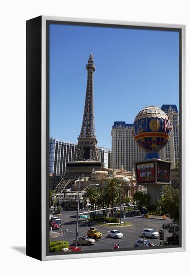 Hotels and Casino Buildings, the Strip, Las Vegas, Nevada-David Wall-Framed Premier Image Canvas