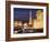 Hotels and Casinos At Night, Las Vegas, Nevada-Dennis Flaherty-Framed Photographic Print