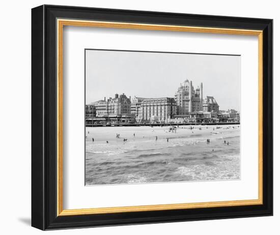 Hotels, Atlantic City, NJ-Vintage Photography-Framed Art Print