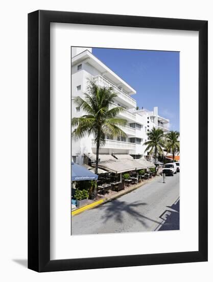 Hotels, Facade, Art Deco Hotel, Ocean Drive, Miami South Beach, Art Deco District, Florida, Usa-Axel Schmies-Framed Photographic Print