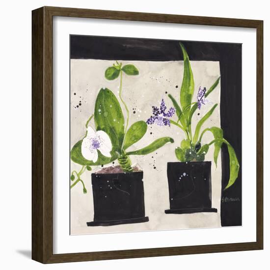 Hothouse Orchids I-Susan Brown-Framed Giclee Print