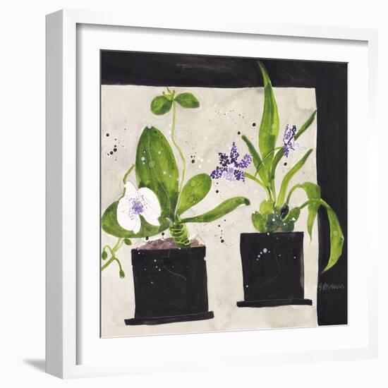 Hothouse Orchids I-Susan Brown-Framed Giclee Print