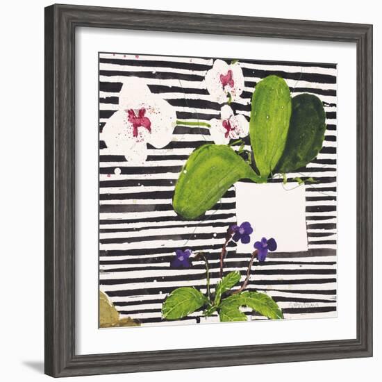 Hothouse Orchids II-Susan Brown-Framed Giclee Print