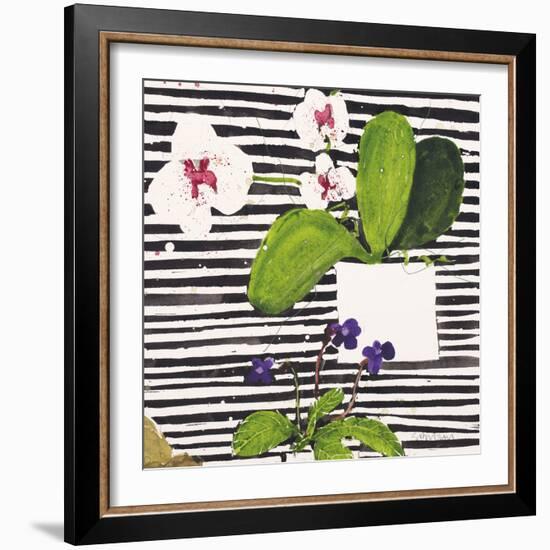 Hothouse Orchids II-Susan Brown-Framed Giclee Print