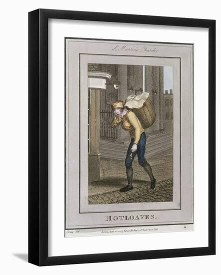 Hotloaves, Cries of London, 1804-William Marshall Craig-Framed Giclee Print