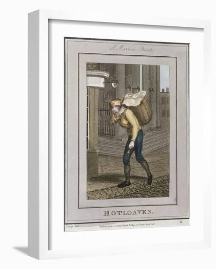 Hotloaves, Cries of London, 1804-William Marshall Craig-Framed Giclee Print