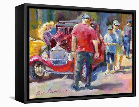 Hotrods-Richard Wallich-Framed Stretched Canvas