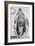 Hottentot Man, Engraving from Travels into Interior of Africa Via Cape of Good Hope-Francois Le Vaillant-Framed Giclee Print