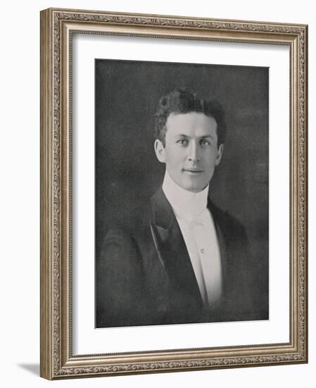 Houdini, Portrait at Age 32-Fleming-Framed Photographic Print