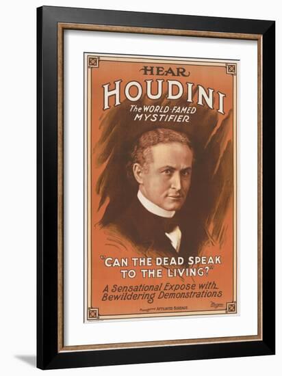 Houdini Poster-null-Framed Art Print