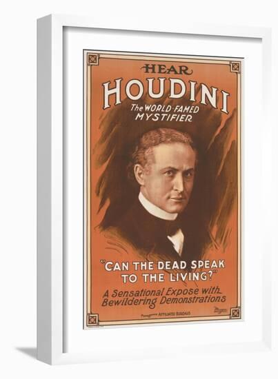 Houdini Poster-null-Framed Art Print