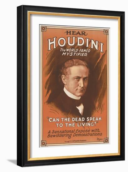 Houdini Poster-null-Framed Art Print