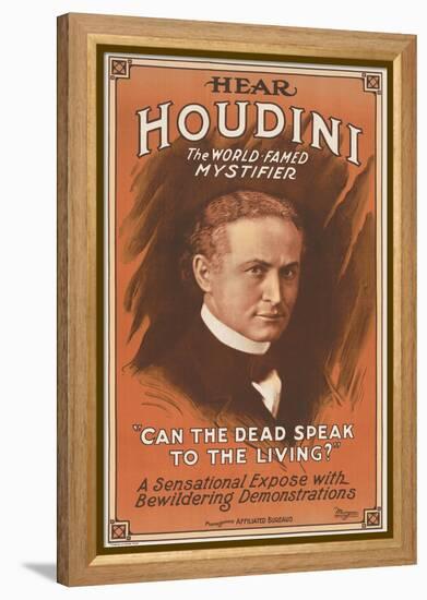 Houdini Poster-null-Framed Stretched Canvas