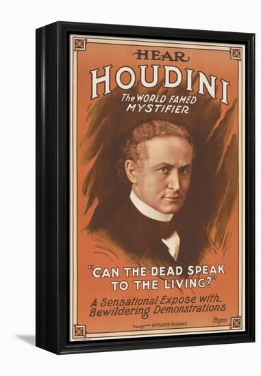 Houdini Poster-null-Framed Stretched Canvas