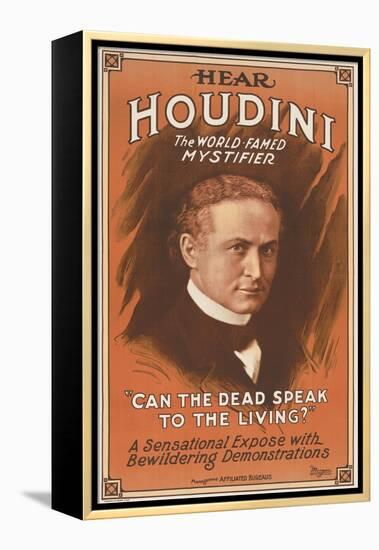 Houdini Poster-null-Framed Stretched Canvas