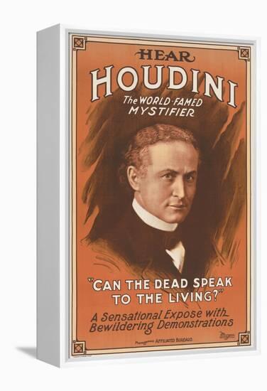 Houdini Poster-null-Framed Stretched Canvas