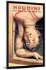 Houdini: Upside Down in the Water Torture Cell-null-Mounted Art Print