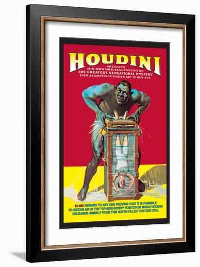 Houdini-null-Framed Art Print