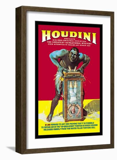 Houdini-null-Framed Art Print