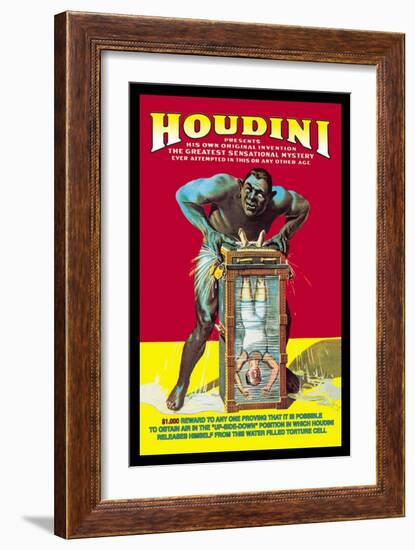 Houdini-null-Framed Art Print