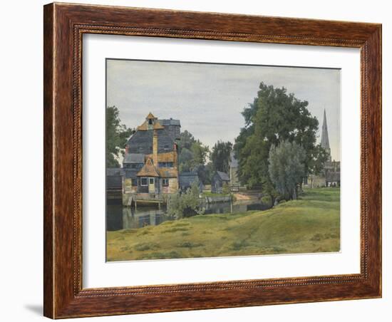 Houghton Mill, Near St Ives, Huntingdonshire, 1889-William Fraser Garden-Framed Giclee Print