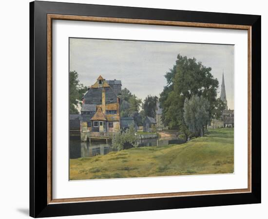 Houghton Mill, Near St Ives, Huntingdonshire, 1889-William Fraser Garden-Framed Giclee Print