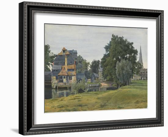 Houghton Mill, Near St Ives, Huntingdonshire, 1889-William Fraser Garden-Framed Giclee Print