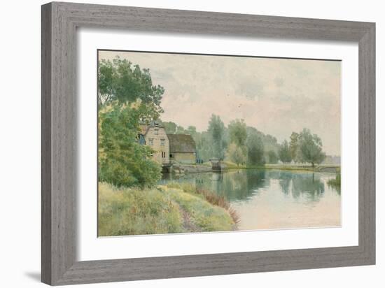 Houghton Mill on the River Ouse, 1914-William Fraser Garden-Framed Giclee Print