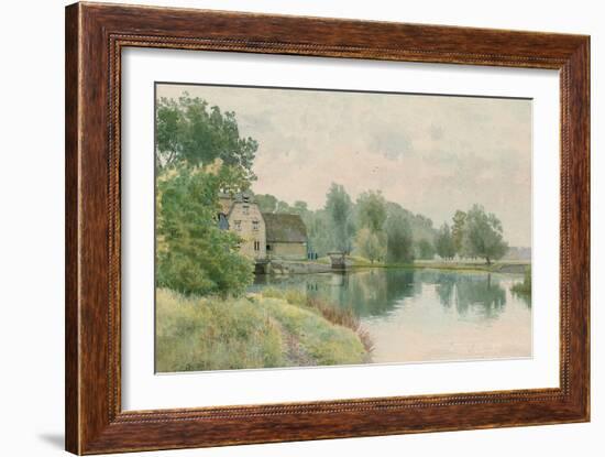 Houghton Mill on the River Ouse, 1914-William Fraser Garden-Framed Giclee Print