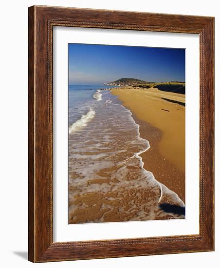 Houlgate from Beach at Pointe De Cabourg, Cote Fleurie, Calvados, Normandy, France, Europe-David Hughes-Framed Photographic Print